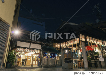 法善寺 水掛不動尊 夜【2021年4月】 法善寺 水掛不動尊 夜【2021年4月】 77055677