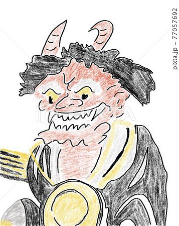 大津絵 鬼のイラスト素材 [77057692] - PIXTA