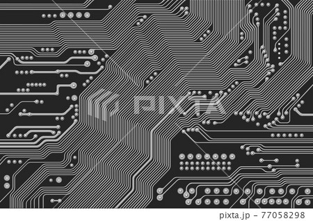Printed circuit boardのイラスト素材 [77058298] - PIXTA