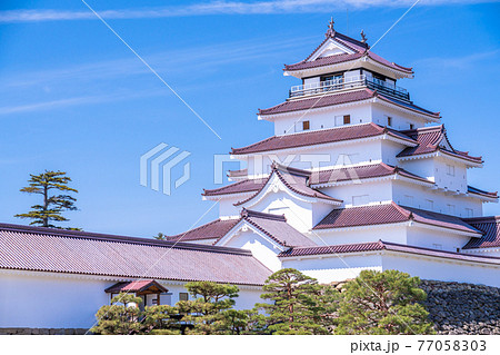 《福島県》鶴ヶ城公園・天守閣 《福島県》鶴ヶ城公園・天守閣 77058303