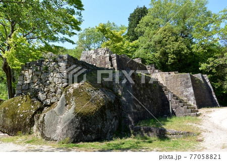 中津川市苗木城跡大矢倉 中津川市苗木城跡大矢倉 77058821