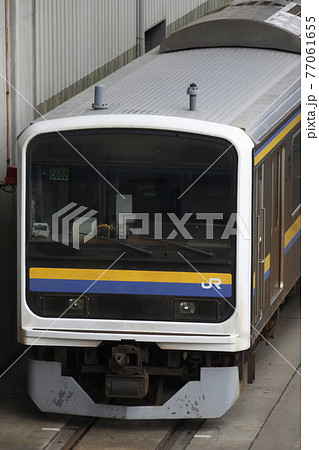 大宮総合車両センターにて検査中の車両 77061655