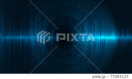 Abstract Digital Sound Wave Low and Hight Abstract Digital Sound Wave Low and Hight 77063125