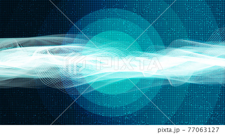 Futuristic Digital Sound Wave Futuristic Digital Sound Wave 77063127