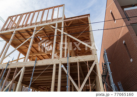 木造住宅の構造部分 77065160