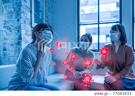 コロナ　クラスター発生 77065633