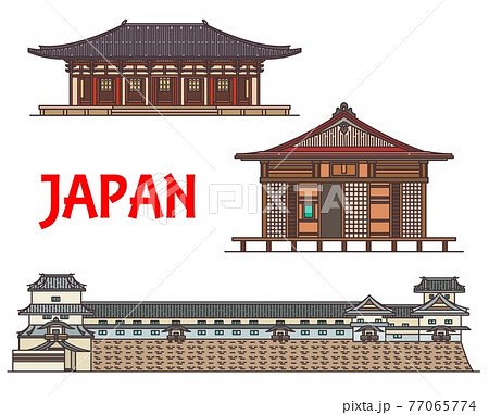 Japan travel landmarks and Japanese architecture 77065774