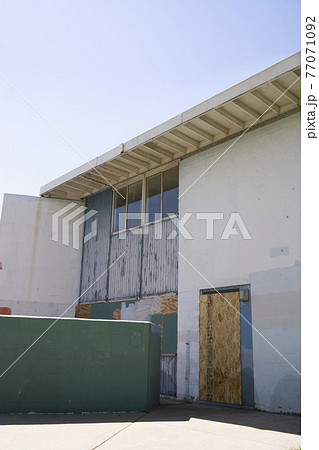 Boarded Up Building 77071092