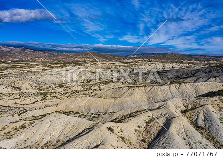 The Badlands of Abanilla and Mahoya near Murcia in Spain The Badlands of Abanilla and Mahoya near Murcia in Spain 77071767