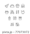 Fast Food icons 77073072