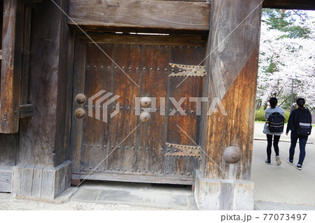 桜の名所 弘前公園 桜の名所 弘前公園 77073497