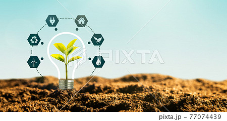 Sustainable energy sources concept Sustainable energy sources concept 77074439