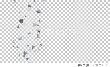 CG pyramid Many floating triangular pyramids CG pyramid Many floating triangular pyramids 77074606