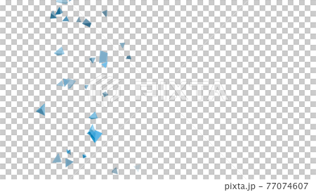 CG pyramid Many floating triangular pyramids CG pyramid Many floating triangular pyramids 77074607