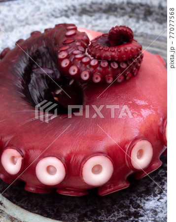 刺身用の蒸しダコ　 77077568