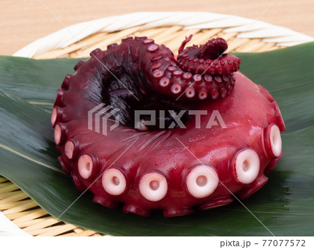 刺身用の蒸しダコ 刺身用の蒸しダコ 77077572