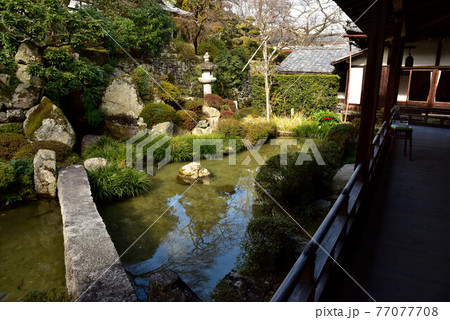 滋賀院門跡庭園の写真素材 滋賀院門跡庭園の写真素材