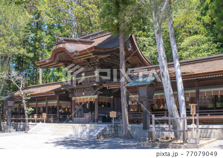 長野県 諏訪大社下社 秋宮 幣拝殿 長野県 諏訪大社下社 秋宮 幣拝殿 77079049