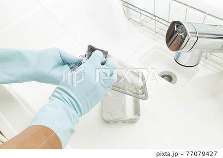 キッチンシンク掃除 77079427