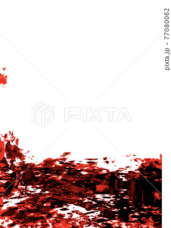 地面に滴る血の透過のテクスチャ背景のイラスト素材