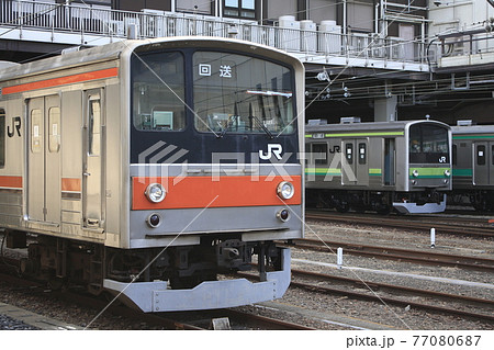大宮総合車両センターにて検査中の車両 大宮総合車両センターにて検査中の車両 77080687