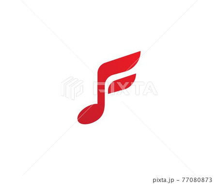 Music note logo 77080873