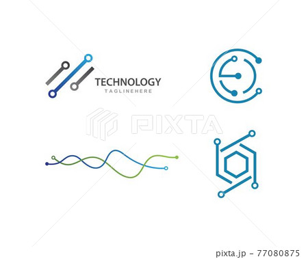 circuit technology logo circuit technology logo 77080875
