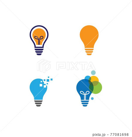 Bulb logo vector 77081698