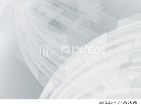 カーブのある灰色の抽象背景 no.04 77085699