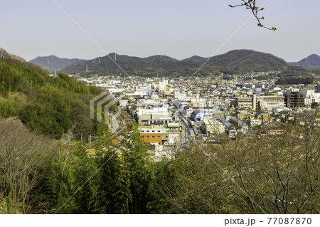 古城山公園　笠岡市街　岡山県笠岡市 77087870