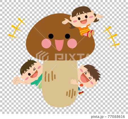 Mushrooms / Matsutake mushrooms and children Mushrooms / Matsutake mushrooms and children 77088616