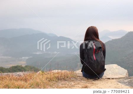 竹田城の景色 竹田城の景色 77089421