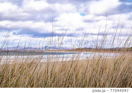 The dunes at Portnoo, Narin, beach in County Donegal, Ireland 77094097
