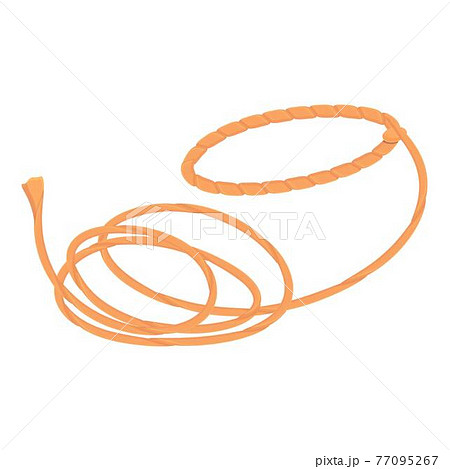 Animal lasso icon, cartoon style Animal lasso icon, cartoon style 77095267