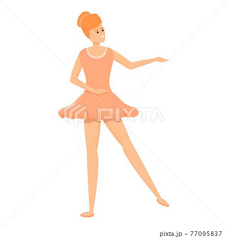 Dancer Ballerina Icon Cartoon Styleのイラスト素材 Dancer Ballerina Icon Cartoon Styleのイラスト素材