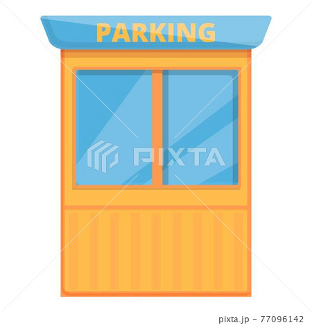 Parking kiosk icon, cartoon style Parking kiosk icon, cartoon style 77096142