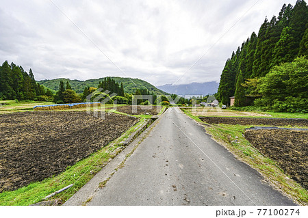 日本の原風景 収穫を終えた青鬼集落 日本の原風景 収穫を終えた青鬼集落 77100274