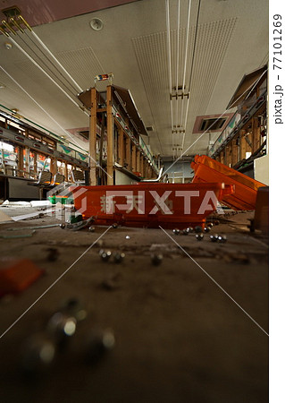 廃墟　廃パチンコ屋　パチンコ屋　廃遊技場　遊技場　長野県　長野市　新天地　パチンコ新天地 77101269