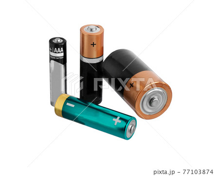 Batteries of different type. 77103874