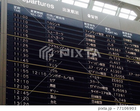 海外旅行のわくわく　~空港編~ 77106903