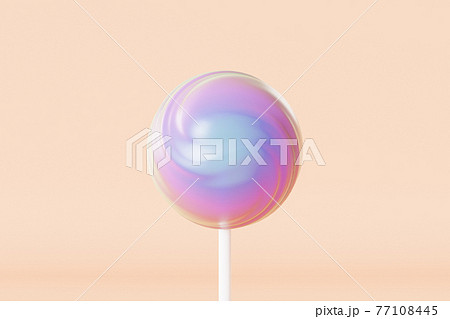 Colorful Lollipop Sweet Candy On Stick Pastel のイラスト素材 Colorful Lollipop Sweet Candy On Stick Pastel のイラスト素材