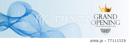 Grand Opening Luxury Invitation Banner Background. Vector Illustration Grand Opening Luxury Invitation Banner Background. Vector Illustration 77111529