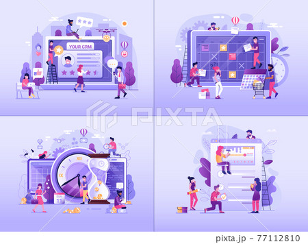 Online Working Tools Business Concepts in Flat Online Working Tools Business Concepts in Flat 77112810