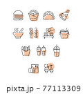 Fast Food icons 77113309