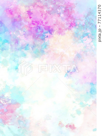 夢かわいい虹色のパステルなテクスチャ背景のイラスト素材
