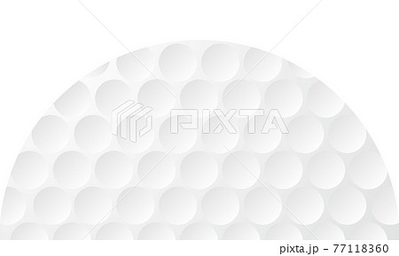 半円のゴルフボールのイラスト。 半円のゴルフボールのイラスト。 77118360