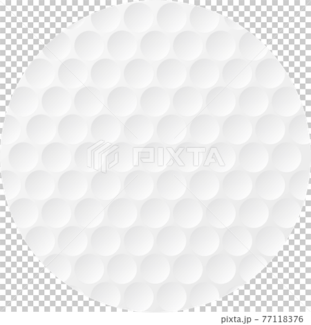 Illustration of a golf ball with a bumpy texture. 77118376