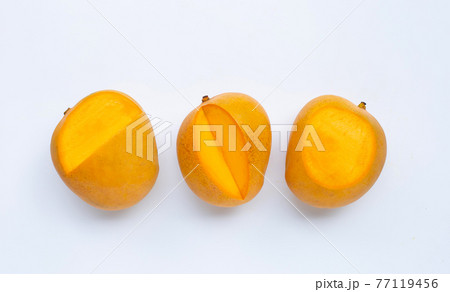 Tropical fruit, Mango  on white background. 77119456