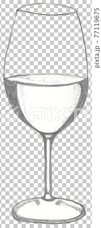wine glass - Stock Illustration [77119675] - PIXTA