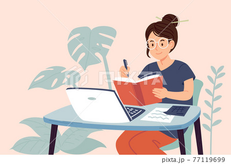 Student have manage lesson the education at home.  77119699